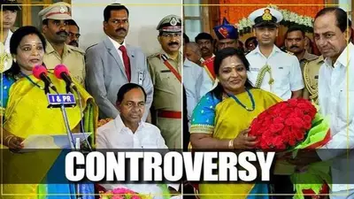 TRS rattled by new Guv? BJP demands apology from KCR for article TRS