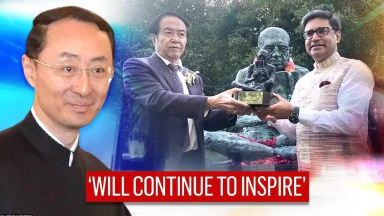 Gandhi Jayanti: Indian, Chinese envoys pay tribute to 'Bapu' on 151st birth anniversary Gandhi Jayanti