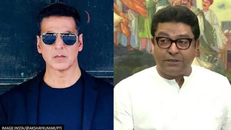 Akshay Kumar meets MNS chief Raj Thackeray after announcing Marathi debut; see pics Akshay Kumar