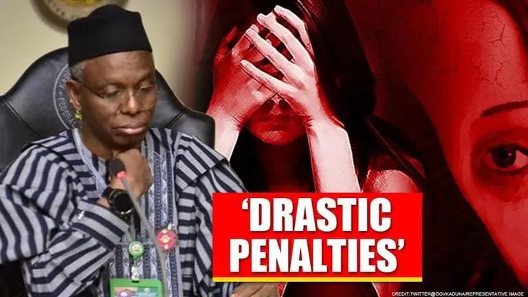 Nigeria state's Governor passes new castration law for rape convicts Nigeria: Kaduna Governor passes new law which says rape convicts will be castrated
