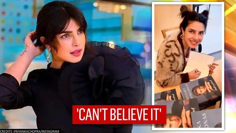 Priyanka Chopra's weekend involves 'Sleep, sign 800 copies of Unfinished, repeat' Priyanka Chopra