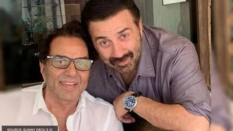 Dharmendra wishes 'jelly' Sunny Deol on his 63rd birthday; shares an adorable post Dharmendra
