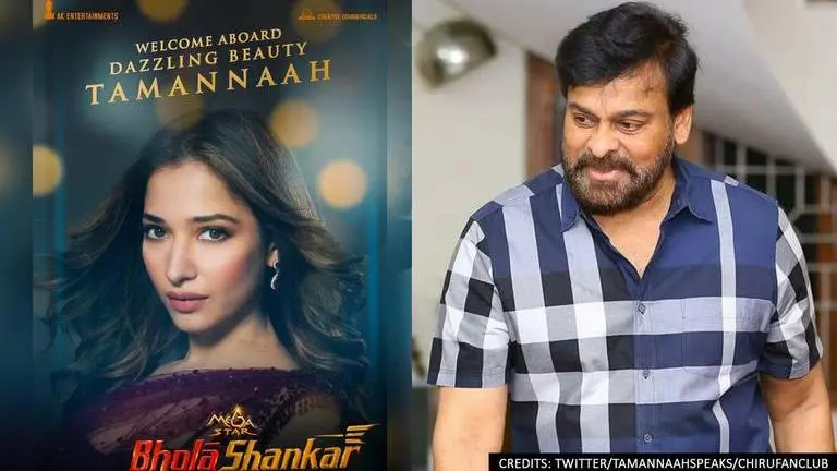 'Bholaa Shankar': Tamannaah 'ecstatic' to star opposite Chiranjeevi in 'Vedalam' remake Tamannaah Bhatia, Chiranjeevi