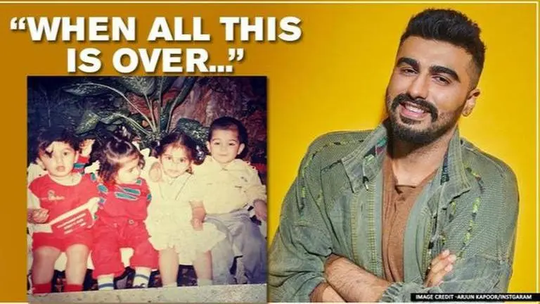 Arjun Kapoor shares throwback picture with cousins, wants to 'recreate this' post lockdown Arjun