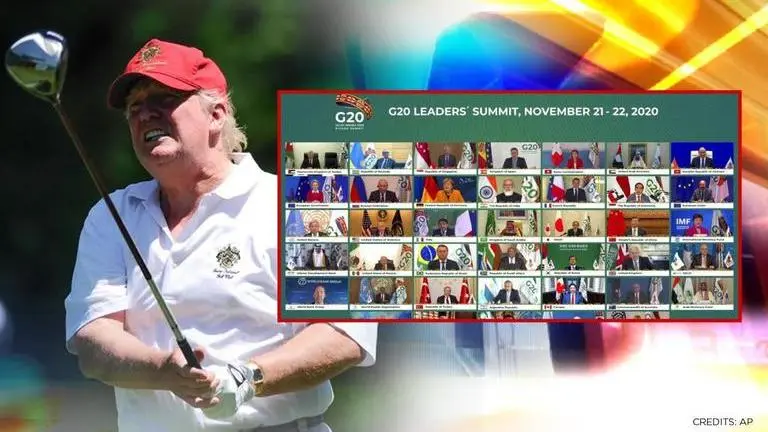 Donald Trump skips G-20 'side event' on COVID-19 preparedness, plays golf instead Donald Trump skips G-20 side event on COVID-19, plays golf instead
