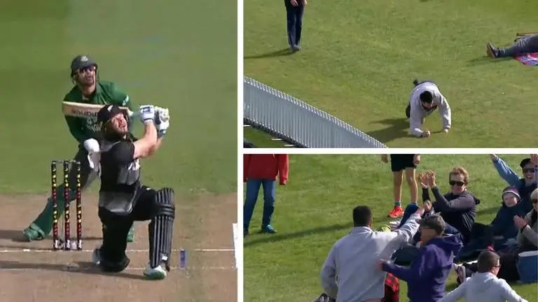 Fan grabs stunning catch, receives grand ovation in New Zealand vs Bangladesh match; WATCH New Zealand vs Bangladesh
