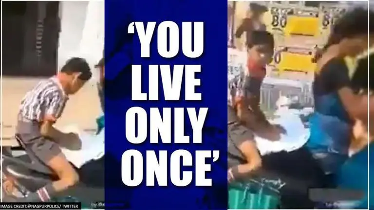 'Exams may come & go': Nagpur Police's message to students and parents wins internet Nagpur city police shares video of reckless driving
