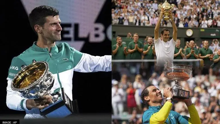 With Aus Open win, where is Novak Djokovic in all-time Grand Slam list with Nadal, Federer Novak Djokovic vs Rafael Nadal vs Roger Federer