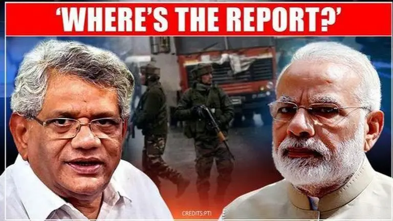 CPI-M's Sitaram Yechury jumps in after Rahul's Pulwama politics, fires questions at Centre Sitaram