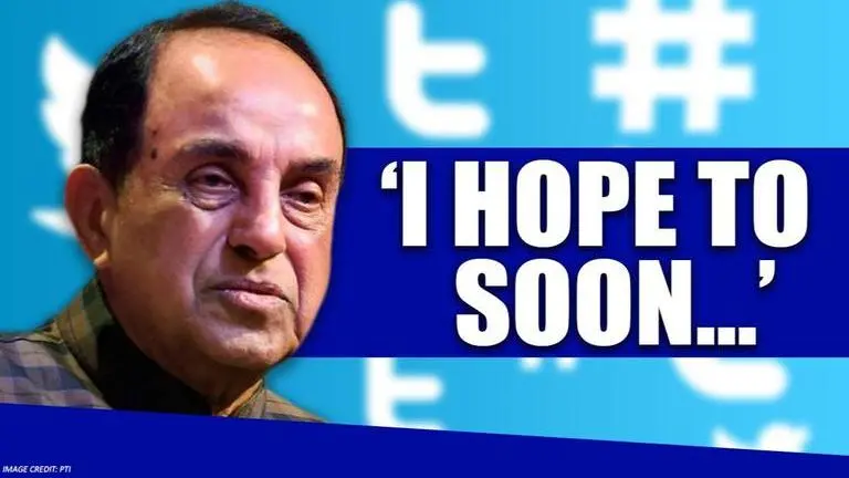 Subramanian Swamy makes big announcement about his Twitter habits, 'on popular demand' Subramanian Swamy