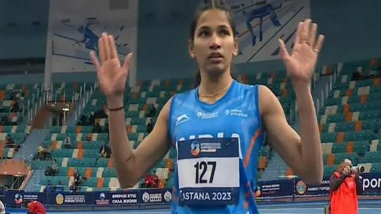 Jyothi Yarraji breaks own 100m hurdles record, misses Paris Olympics mark by 0.01 second Jyothi Yarraji breaks own 100m hurdles record, misses Paris Olympics mark by 0.01 second