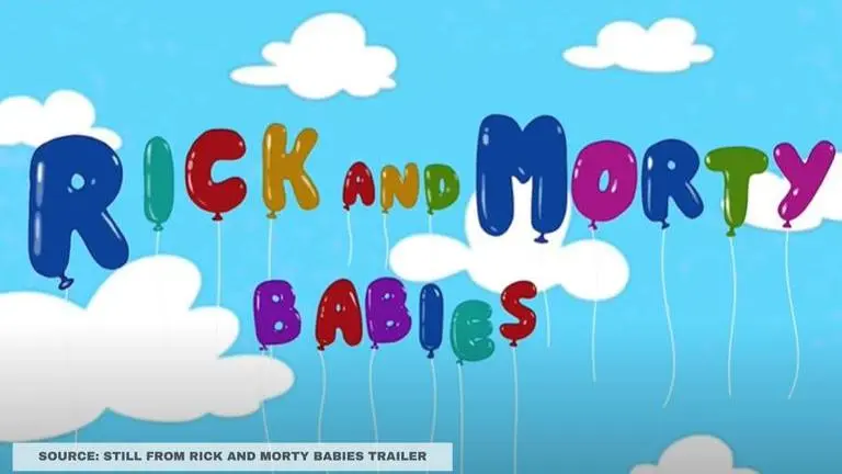 A still from Rick and Morty Babies