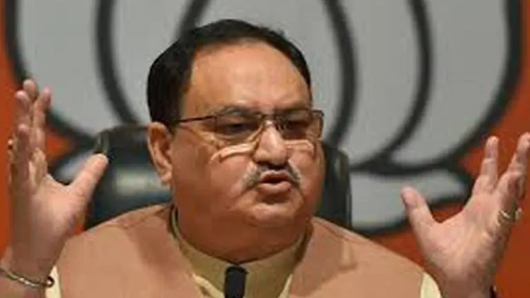 Cong suffering from 'mental bankruptcy', says J P Nadda NADDA