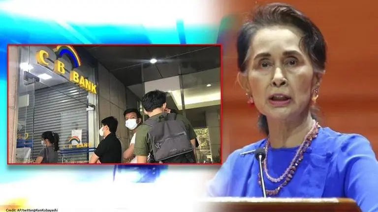 Myanmar banks shut down due to 'poor internet connection' after military coup: Report Myanmar