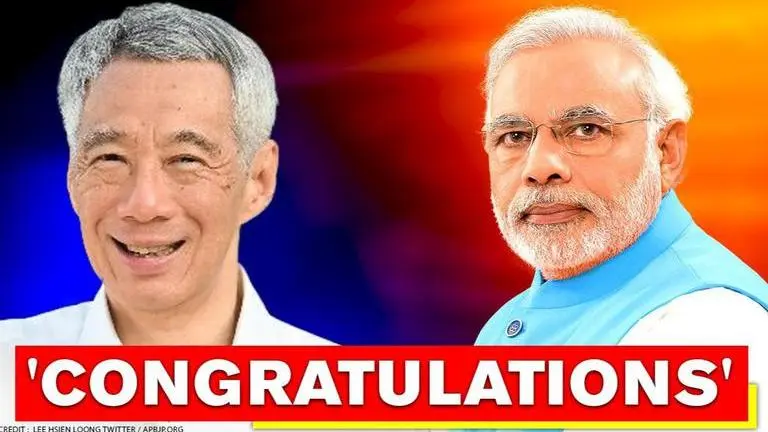 PM Modi congratulates Singaporean counterpart Lee Hsien Loong for retaining power PM Modi