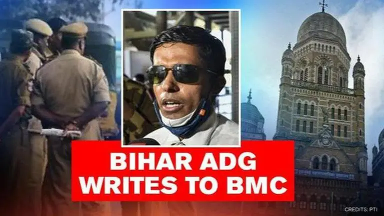 Bihar Police writes to BMC urging release of quarantined Patna SP Vinay Tiwari Bihar Police