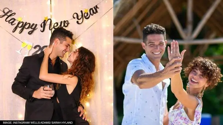 Sarah Hyland and Wells Adams confirm marriage plans in 2022 with a 'FRIENDS' reference Sarah Hyland