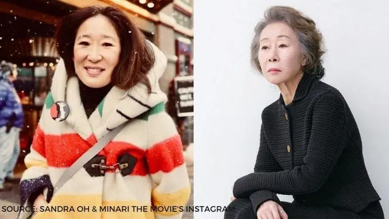 Oscars 2021: Sandra Oh congratulates Minari's Youn Yuh-Jun on her first Oscar win Source - Sandra Oh & Minari The Movie's Instagram