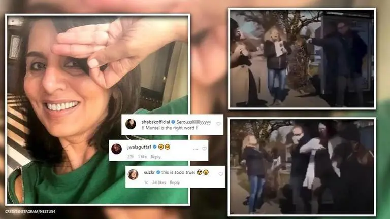 Neetu Kapoor says, 'we've gone crazy' with funny video on virus precautions, celebs agree