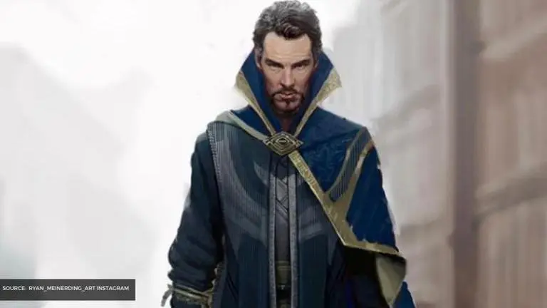 Avengers: Endgame star Benedict Cumberbatch's Unseen Blue Cloak look from 'Doctor Strange' avengers: endgame