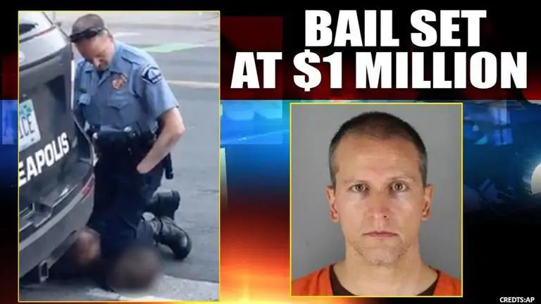 George Floyd Death: Derek Chauvin's bail set at $1 million, prosecutor cites 'flight risk' George Floyd's murder accused has bail set at $1 million