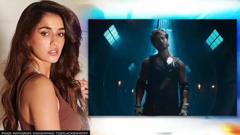 Disha Patani gushes over Tiger Shroff's chiselled look in 'Bade Miyan Chote Miyan' teaser Disha Patani, Tiger Shroff