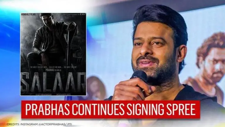 Prabhas turns 'most violent' in 'Salaar' as he teams with 'KGF' director Neel; see poster Prabhas turns 'most violent' in 'Salaar' as he teams with KGF director Neel; see poster