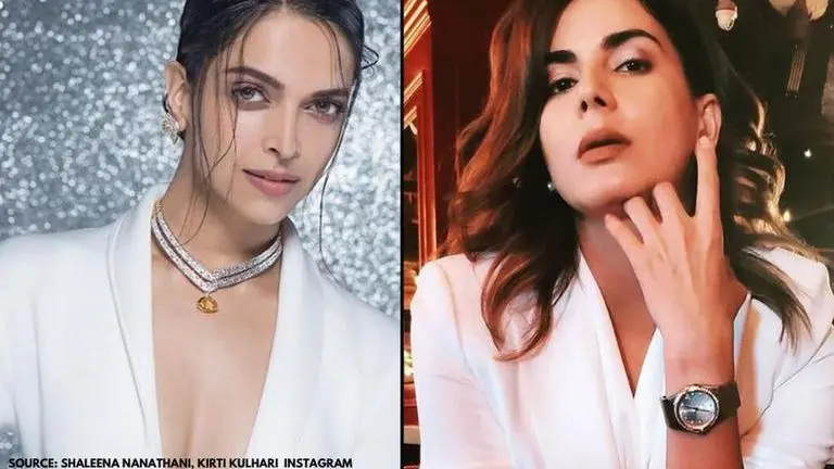 Deepika Padukone or Kirti Kulhari: Who styled the voguish white pantsuit better? Deepika Padukone