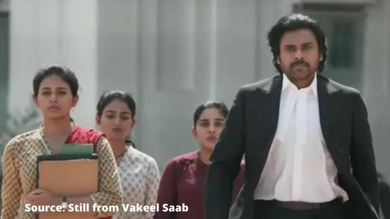 'Vakeel Saab' box-office collection: Pawan Kalyan flick does not reach break-even point Still from Vakeel Saab