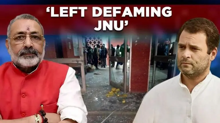 'What do they want JNU to become?': Post-violence, Giriraj Singh blames Left, Rahul Gandhi Giriraj Singh