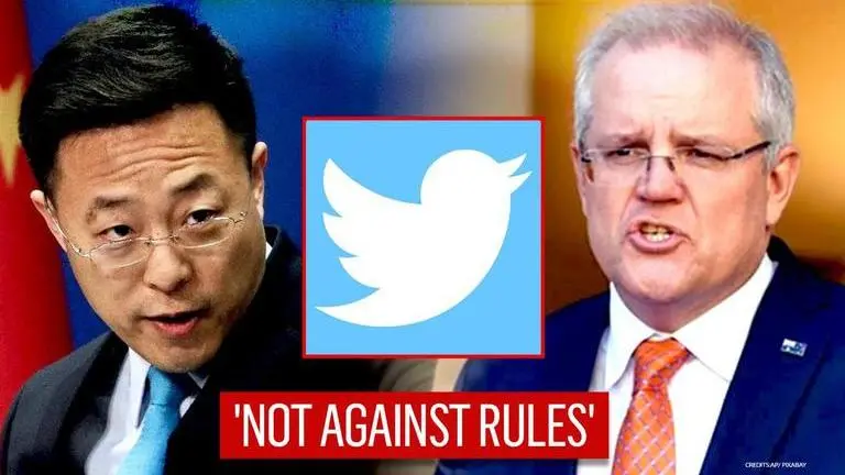 Twitter refuses to remove fake picture of Australian soldier posted by Chinese official Twitter