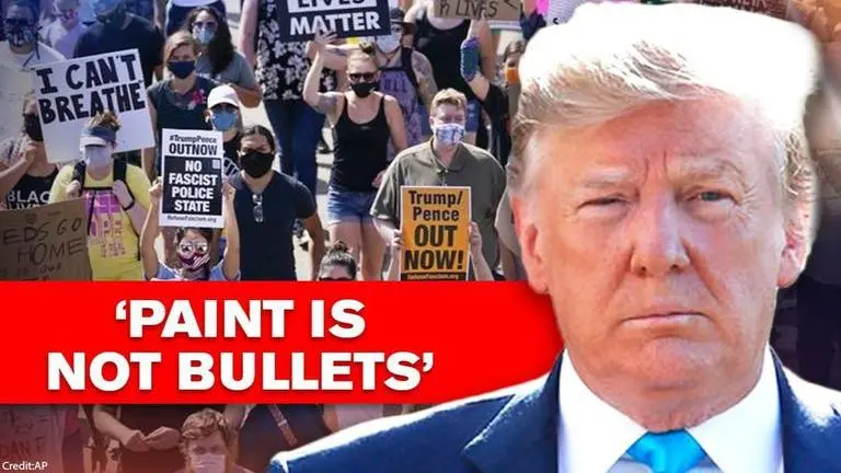 Trump defends his supporters, says it is a 'peaceful' demonstration Trump defends protesters, says it is a 'peaceful' demonstration