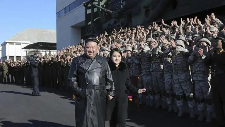 North Korea planning ‘world’s most powerful’ nuclear force, says Kim Jong-un Kim Jong Un with his daughter