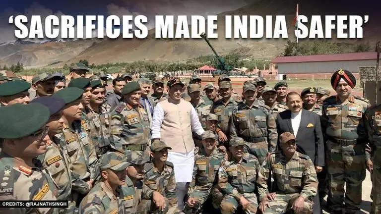 Rajnath Singh proudly recalls 'indomitable sacrifices' of Indian Forces on 72nd Army Day Rajnath