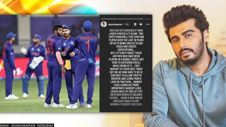 Arjun Kapoor backs India after 2 straight defeats, says 'allow them to breathe and learn' arjun kapoor, team india