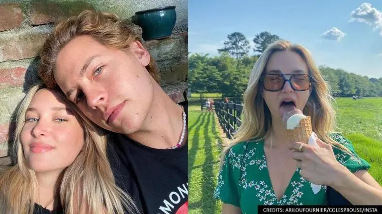 Cole Sprouse posts goofy pictures of girlfriend Ari Fournier on her 23rd birthday Riverdale