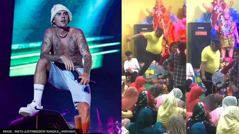 Justin Bieber asks friend to perform like Indian drummer at 'Jagrata'; fans react Justin Bieber
