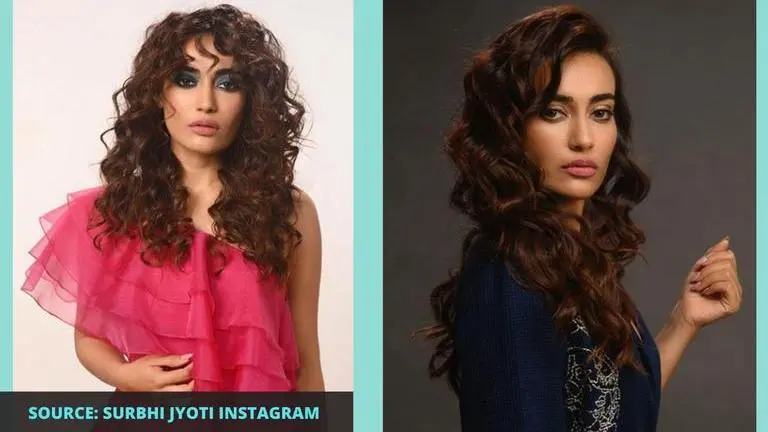 Television diva Surbhi Jyoti looks gorgeous in amazing curly hairdo Surbhi Jyoti