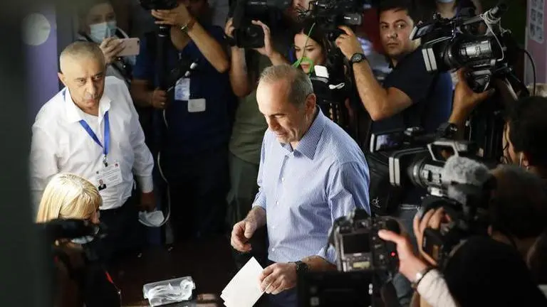Ex-president Kocharyan votes in Armenia election Robert Kocharyan,