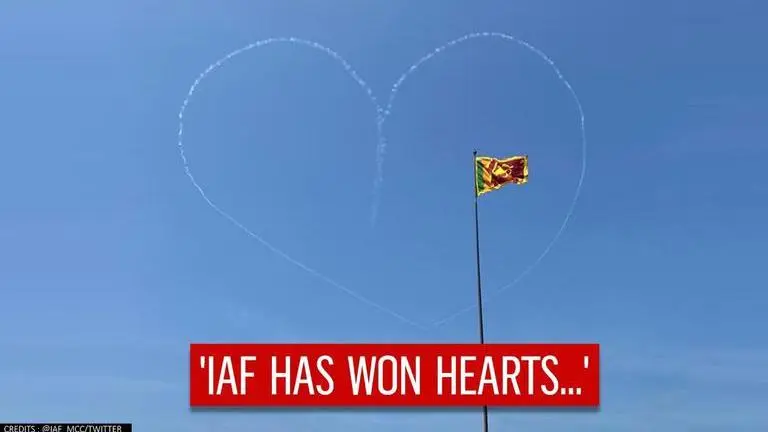 IAF jets win 'hearts of Lions' at Sri Lanka Air Force 70th anniversary event, see pictures IAF