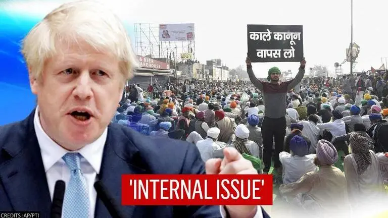 Ahead of March 8 debate, British govt says farmers' protest is India's 'internal issue' Farmers protest