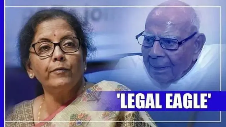 Nirmala Sitharaman mourns Jethmalani's death,calls him a 'legal eagle' Nirmala