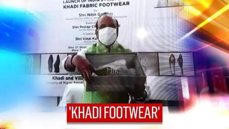 Min Nitin Gadkari launches first-ever khadi footwears, says it will boost the industry khadi