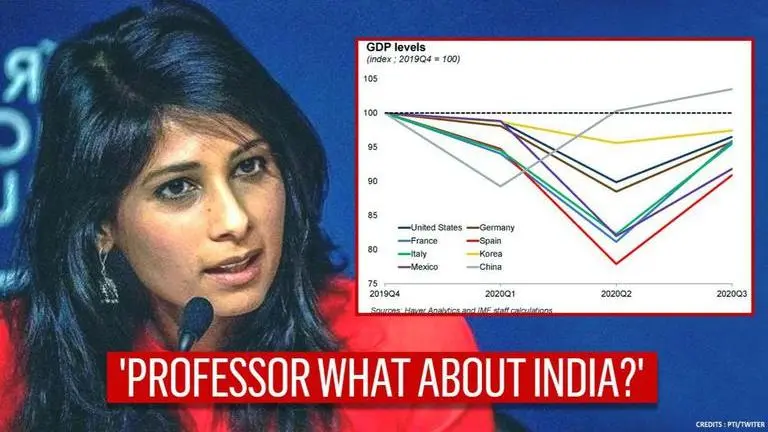 No India in IMF chief economist Gita Gopinath's GDP analysis? Netizens raise questions Covid-19