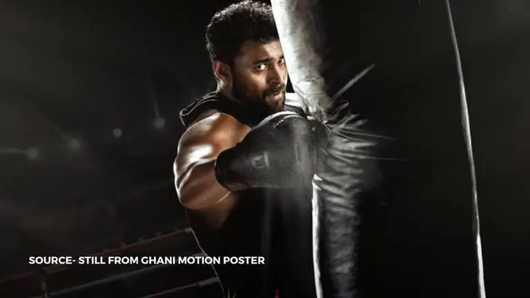Varun Tej Konidela's 'super intense' first look in Ghani impresses fans; see motion poster Varun Tej Konidela