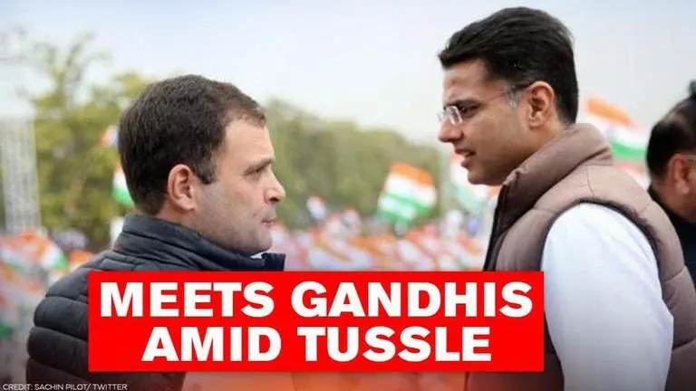 Sachin Pilot meets Rahul & Priyanka Gandhi to discuss 'demands' ahead of Assembly session Rajasthan