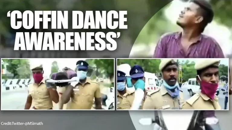 Tamil Nadu Police perform 'coffin dance' to spread COVID-19 awareness, watch video Tamil Nadu police