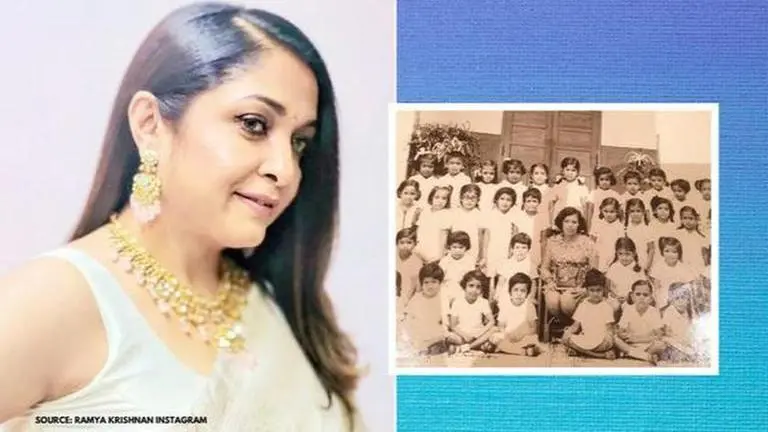 Ramya Krishnan plays interesting 'spot me' game with fans sharing childhood picture Ramya Krishnan