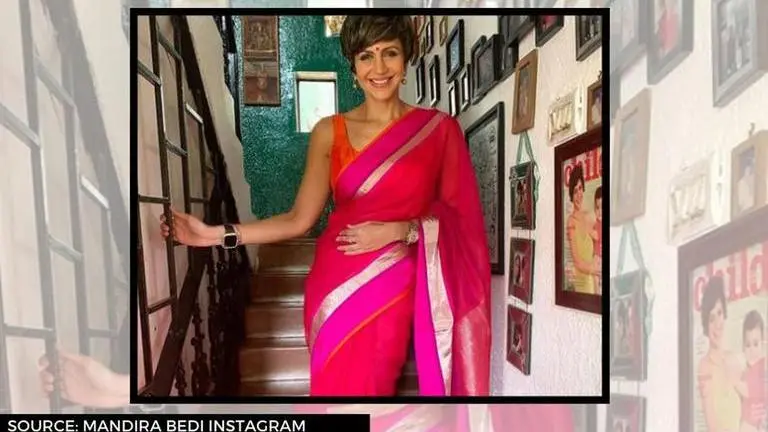Mandira Bedi introduces her adopted baby girl Tara to the world, calls her 'blessing' mandira bedi