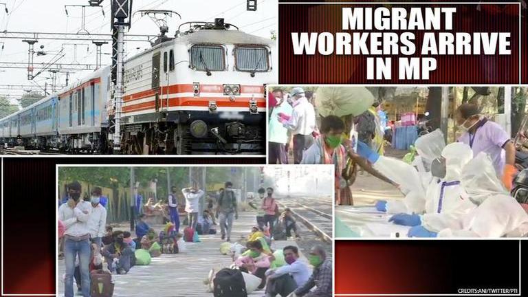 Shramik Special train carrying migrant workers from Nashik arrives near ...